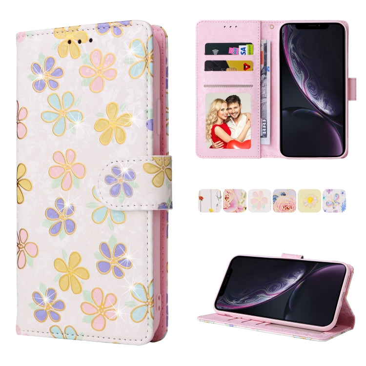 Bronzing Painting RFID Leather Case, For iPhone 12 mini, For iPhone 12 / 12 Pro, For iPhone 12 Pro Max, For iPhone 11, For iPhone 11 Pro, For iPhone 11 Pro Max, For iPhone XS Max, For iPhone XR