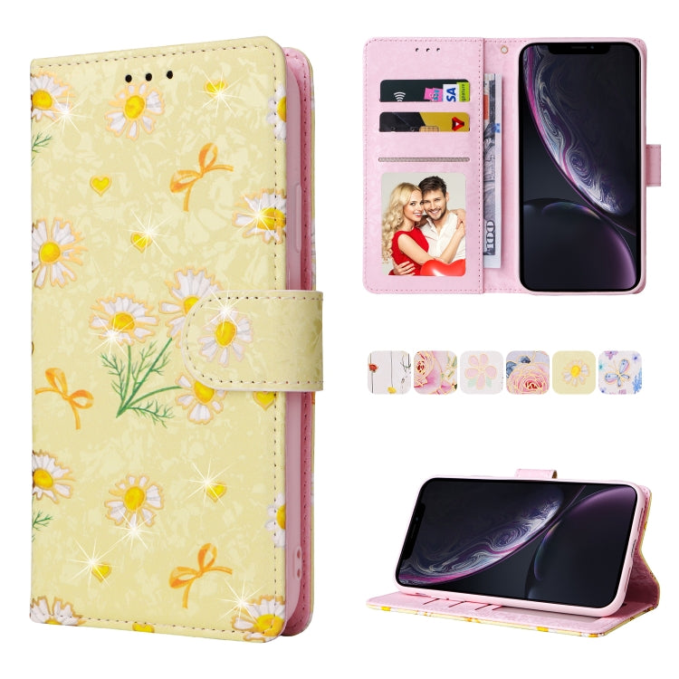 Bronzing Painting RFID Leather Case, For iPhone 12 mini, For iPhone 12 / 12 Pro, For iPhone 12 Pro Max, For iPhone 11, For iPhone 11 Pro, For iPhone 11 Pro Max, For iPhone XS Max, For iPhone XR