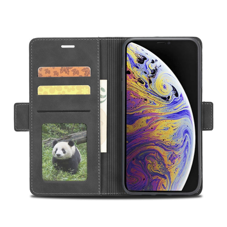 جراب هاتف جلدي مزدوج الجوانب من فوروينو، مناسب لهاتف آيفون XS Max، وآيفون SE 2022 / SE 2020 / 7 / 8، وآيفون 7 بلس / 8 بلس