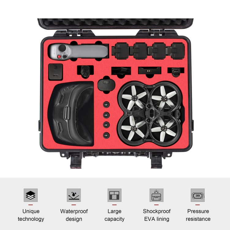 صندوق تخزين حقيبة سفر STARTRC ABS مقاوم للماء والصدمات، لـ DJI Avata / نظارات 2 / / نظارات FPV V2