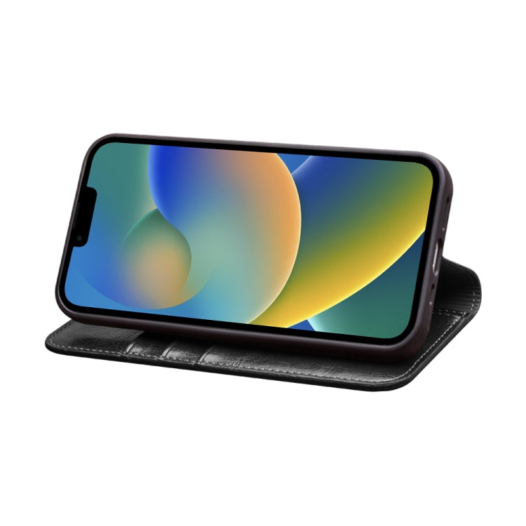 جراب هاتف QIALINO جلدي قابل للطي أفقيًا، مناسب لأجهزة iPhone 14 وiPhone 14 Plus وiPhone 14 Pro وiPhone 14 Pro Max