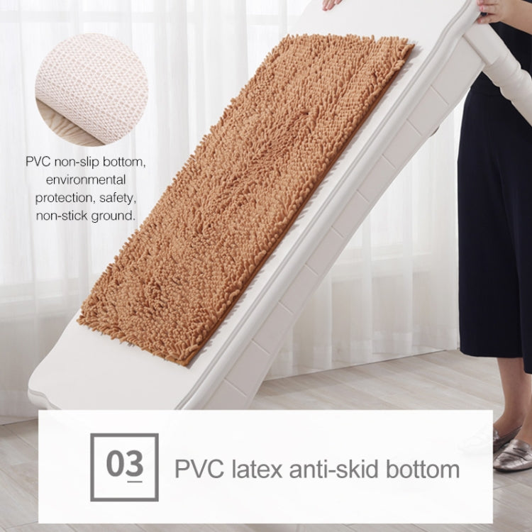 Chenille Non Slip Shaggy Soft Water Absorption Bedroom Bathroom kitchen Carpet Mat, 40 x 120cm