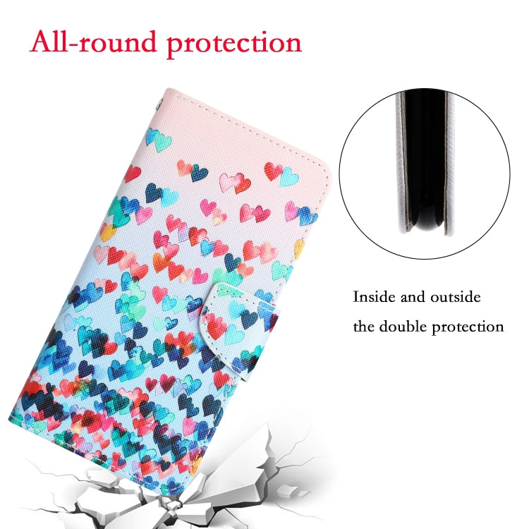 Colored Drawing Leather Phone Case, For iPhone 14 Pro Max, For iPhone 13, For iPhone 13 mini