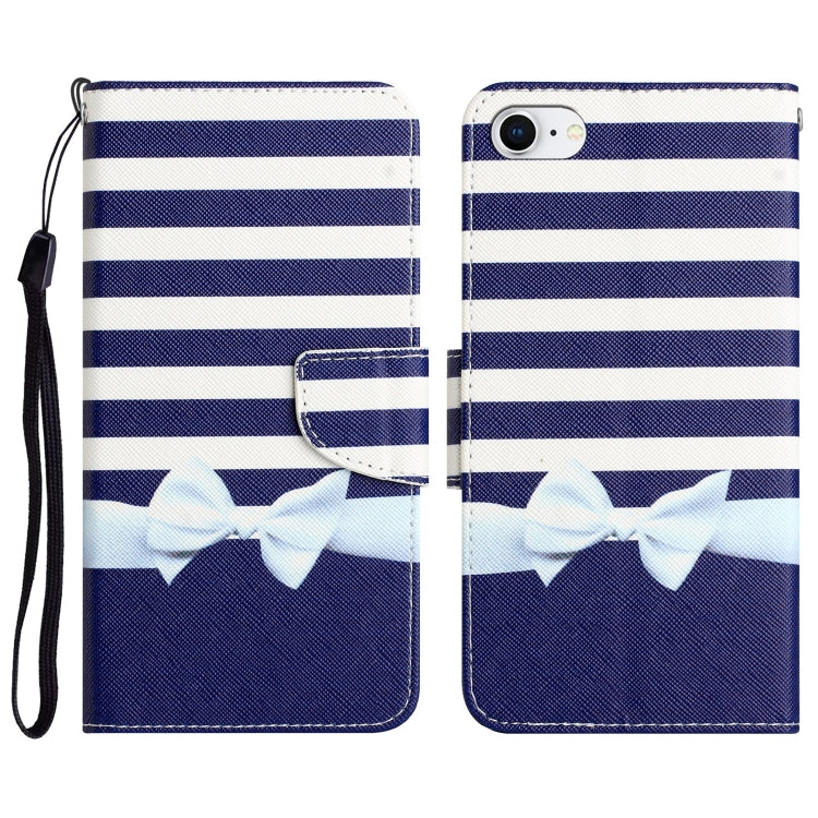 Colored Drawing Leather Phone Case, For iPhone XR, For iPhone X, For iPhone 7 / 8