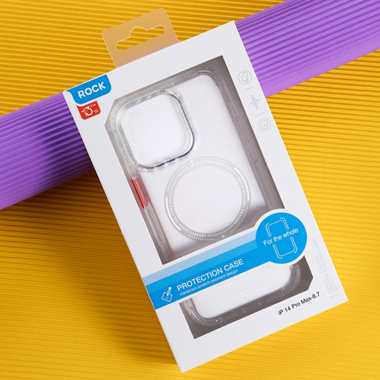 جراب هاتف ROCK Air InShare MagSafe، لهاتف iPhone 14، وiPhone 14 Plus، وiPhone 14 Pro Max