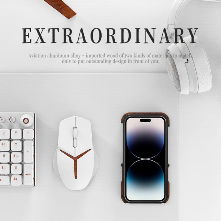 جراب هاتف R-JUST Ironwood Generation المعدني والخشبي، مناسب لأجهزة iPhone 14 وiPhone 14 Plus وiPhone 14 Pro وiPhone 14 Pro Max