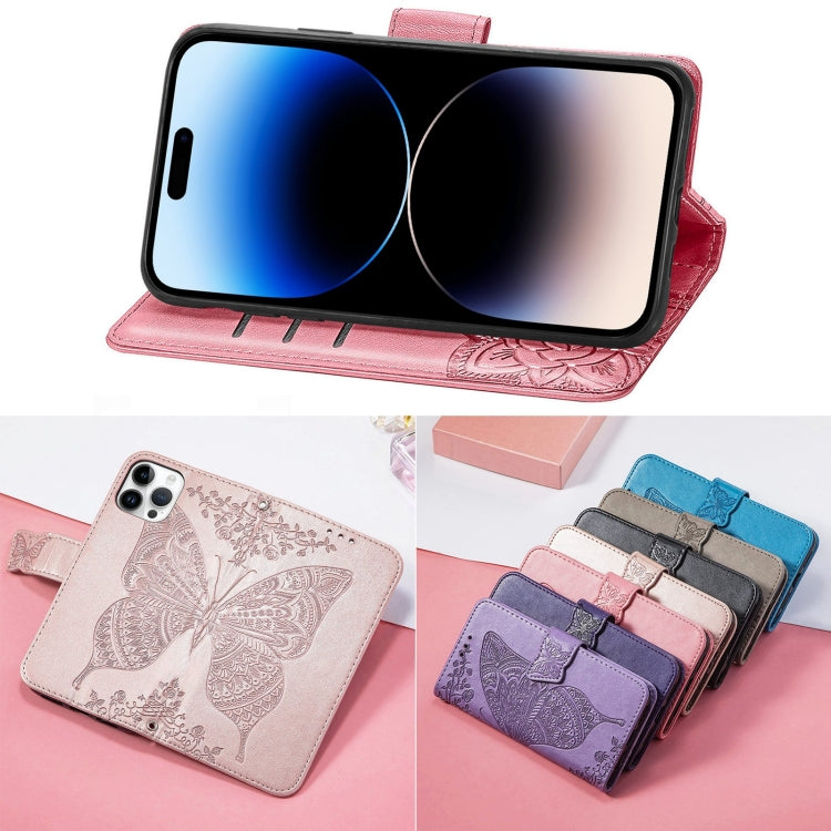 Butterfly Embossing Leather Case, For iPhone 14 Pro Max, For iPhone 14 Pro, For iPhone 14, For iPhone 14 Plus