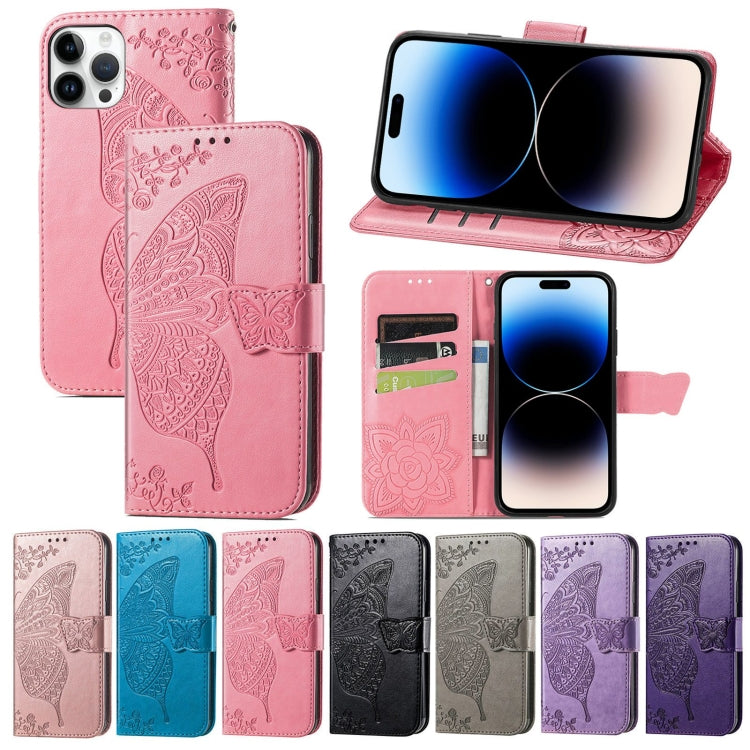 Butterfly Embossing Leather Case, For iPhone 14 Pro Max, For iPhone 14 Pro, For iPhone 14, For iPhone 14 Plus