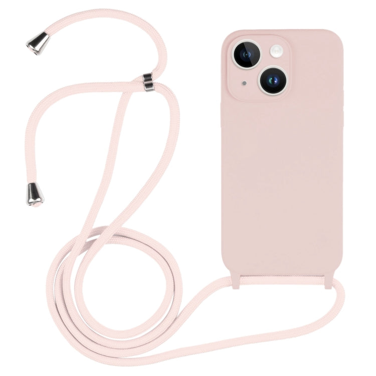 Crossbody Lanyard Liquid Silicone Case, For iPhone 14, For iPhone 14 Plus, For iPhone 14 Pro