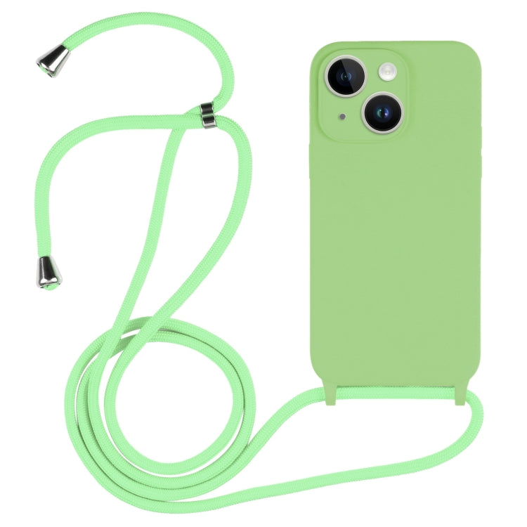 Crossbody Lanyard Liquid Silicone Case, For iPhone 14, For iPhone 14 Plus, For iPhone 14 Pro