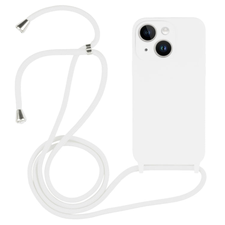 Crossbody Lanyard Liquid Silicone Case, For iPhone 14, For iPhone 14 Plus, For iPhone 14 Pro