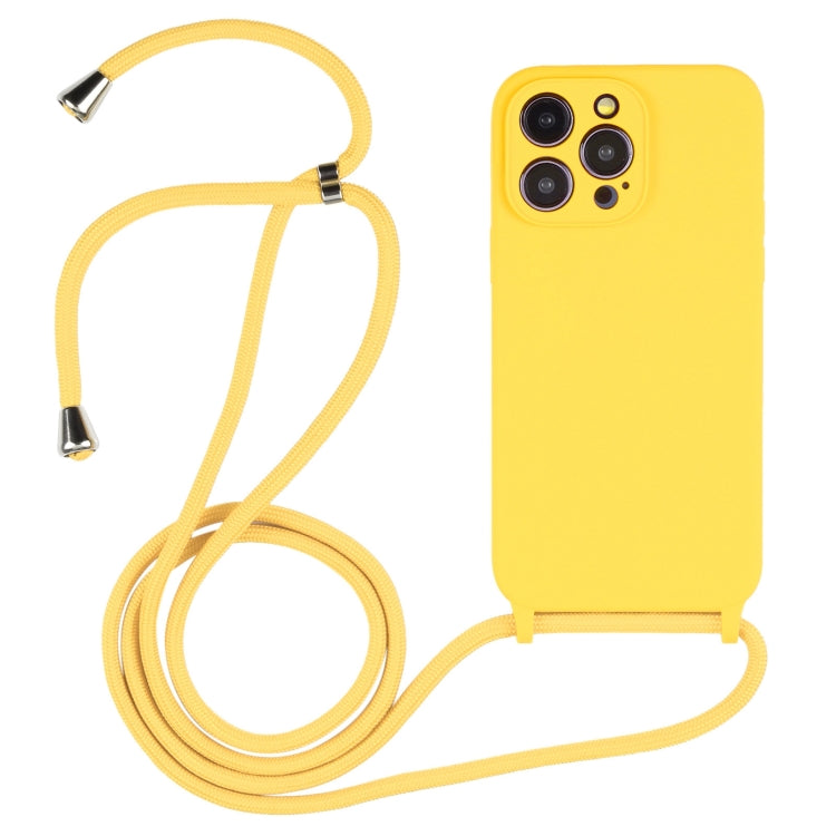 Crossbody Lanyard Liquid Silicone Case, For iPhone 14, For iPhone 14 Plus, For iPhone 14 Pro