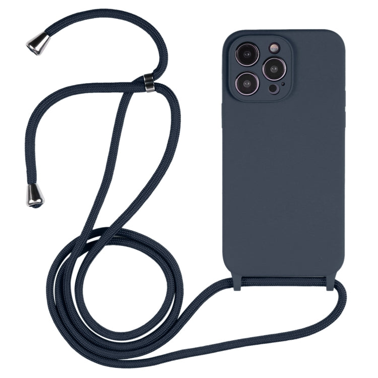 Crossbody Lanyard Liquid Silicone Case, For iPhone 14 Pro Max, For iPhone 13, For iPhone 13 Pro