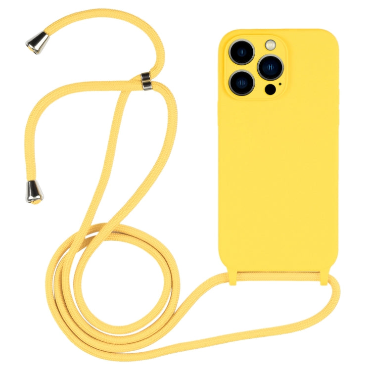 Crossbody Lanyard Liquid Silicone Case, For iPhone 14 Pro Max, For iPhone 13, For iPhone 13 Pro