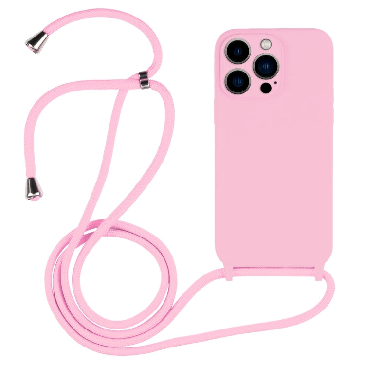 Crossbody Lanyard Liquid Silicone Case, For iPhone 13 Pro Max, For iPhone 12, For iPhone 12 Pro