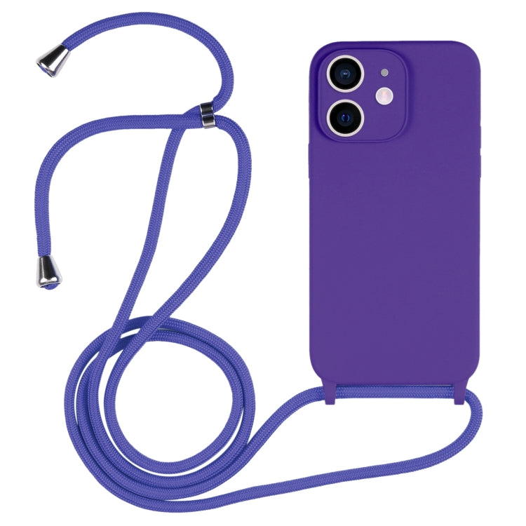 Crossbody Lanyard Liquid Silicone Case, For iPhone 13 Pro Max, For iPhone 12, For iPhone 12 Pro