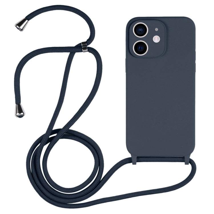Crossbody Lanyard Liquid Silicone Case, For iPhone 13 Pro Max, For iPhone 12, For iPhone 12 Pro