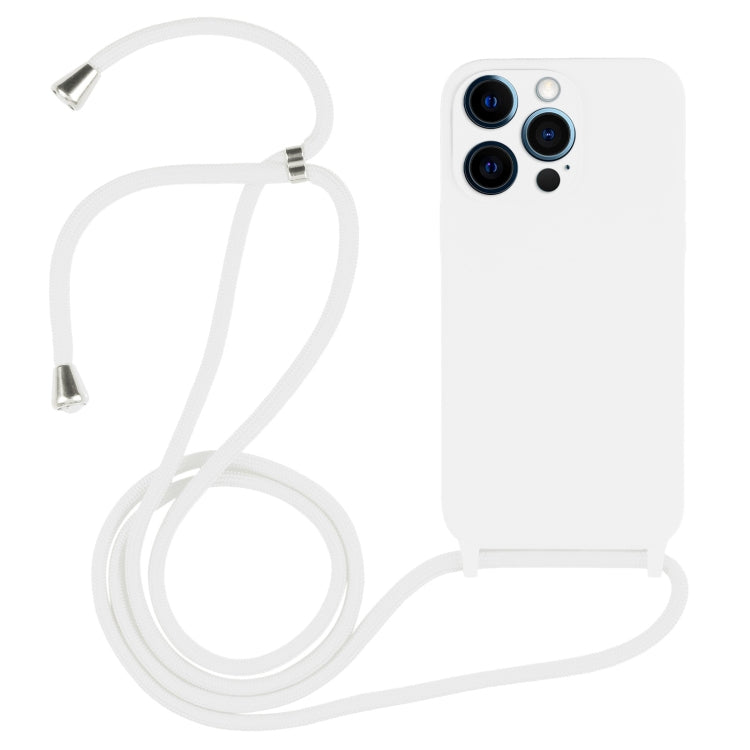 Crossbody Lanyard Liquid Silicone Case, For iPhone 13 Pro Max, For iPhone 12, For iPhone 12 Pro