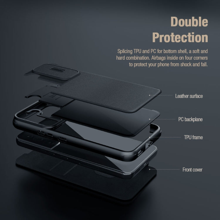 NILLKIN QIN Series Pro Leather Phone Case, For iPhone 14 Pro, For iPhone 14 Pro Max