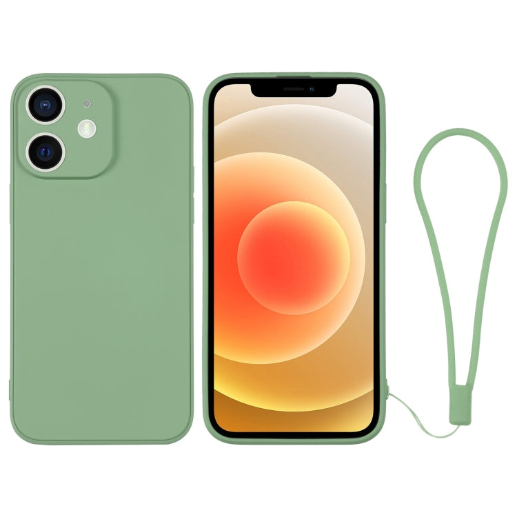 جراب هاتف سيليكون مع حزام معصم، لهاتف iPhone 12، لهاتف iPhone 12 Pro، لهاتف iPhone 12 Pro Max