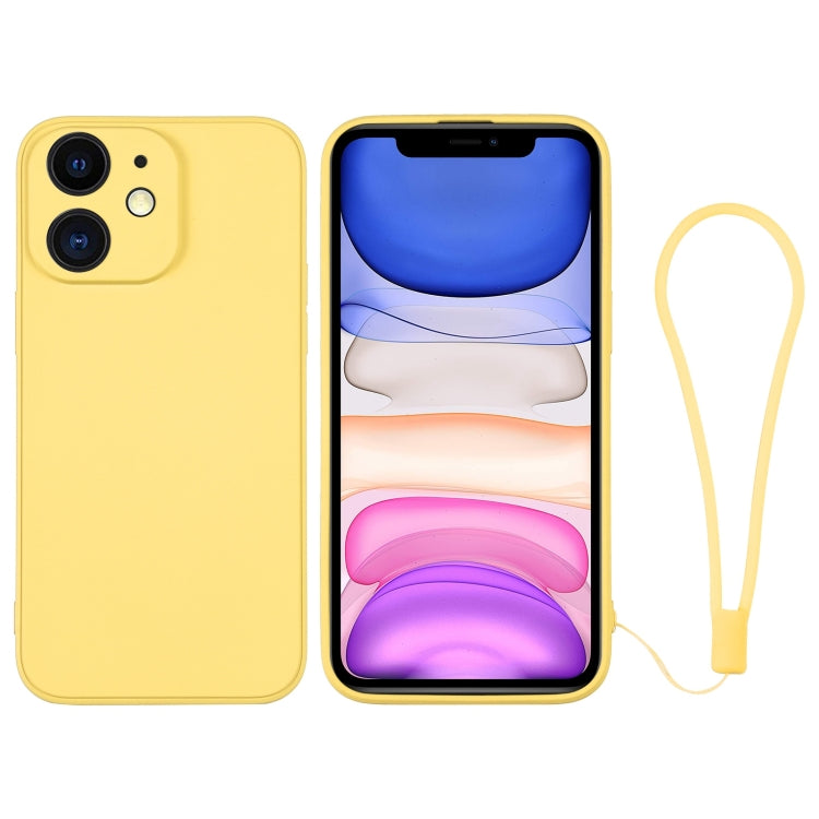 جراب سيليكون للهاتف مع حزام معصم، لهاتف iPhone 11، لهاتف iPhone 11 Pro، لهاتف iPhone 11 Pro Max