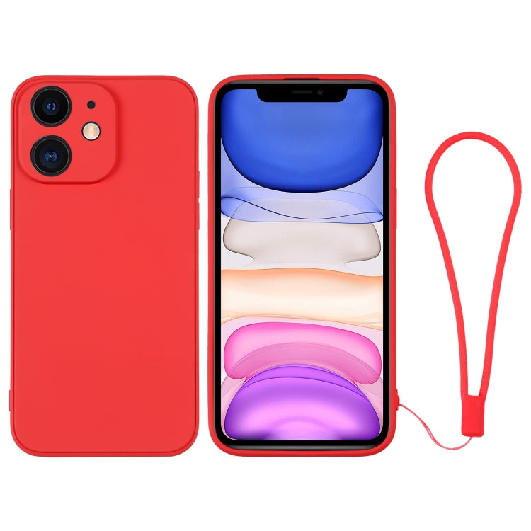 جراب سيليكون للهاتف مع حزام معصم، لهاتف iPhone 11، لهاتف iPhone 11 Pro، لهاتف iPhone 11 Pro Max