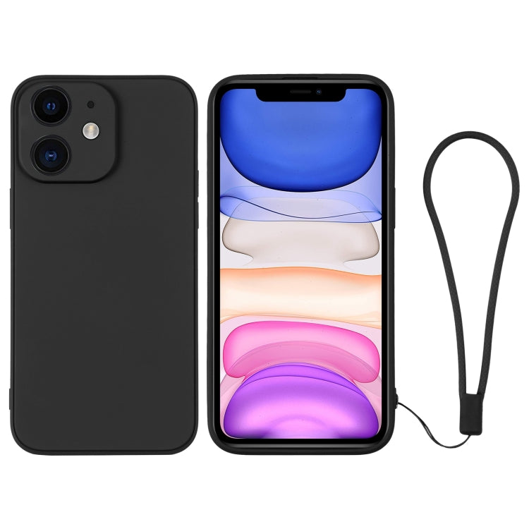جراب سيليكون للهاتف مع حزام معصم، لهاتف iPhone 11، لهاتف iPhone 11 Pro، لهاتف iPhone 11 Pro Max