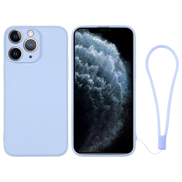 جراب سيليكون للهاتف مع حزام معصم، لهاتف iPhone 11، لهاتف iPhone 11 Pro، لهاتف iPhone 11 Pro Max