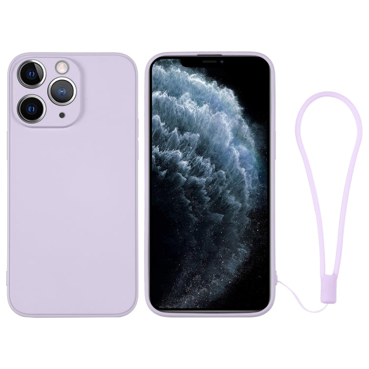 جراب سيليكون للهاتف مع حزام معصم، لهاتف iPhone 11، لهاتف iPhone 11 Pro، لهاتف iPhone 11 Pro Max