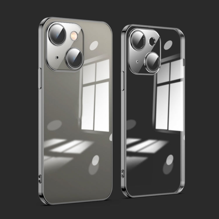 Dustproof Glass Lens Protection Electroplating Phone Case, For iPhone 14, For iPhone 14 Plus, For iPhone 14 Pro, For iPhone 14 Pro Max, For iPhone 13