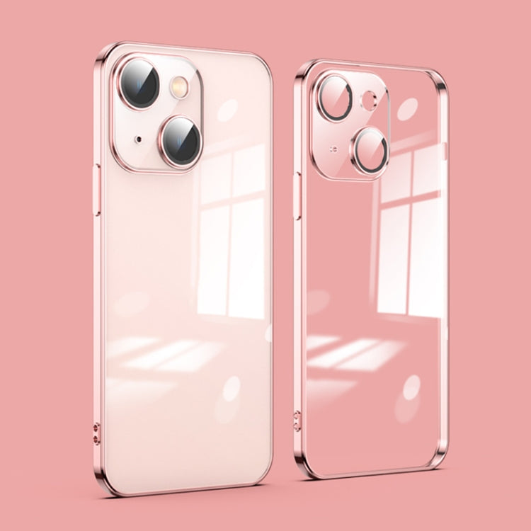 Dustproof Glass Lens Protection Electroplating Phone Case, For iPhone 14, For iPhone 14 Plus, For iPhone 14 Pro, For iPhone 14 Pro Max, For iPhone 13
