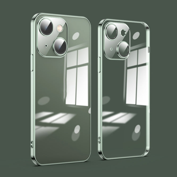 Dustproof Glass Lens Protection Electroplating Phone Case, For iPhone 14, For iPhone 14 Plus, For iPhone 14 Pro, For iPhone 14 Pro Max, For iPhone 13