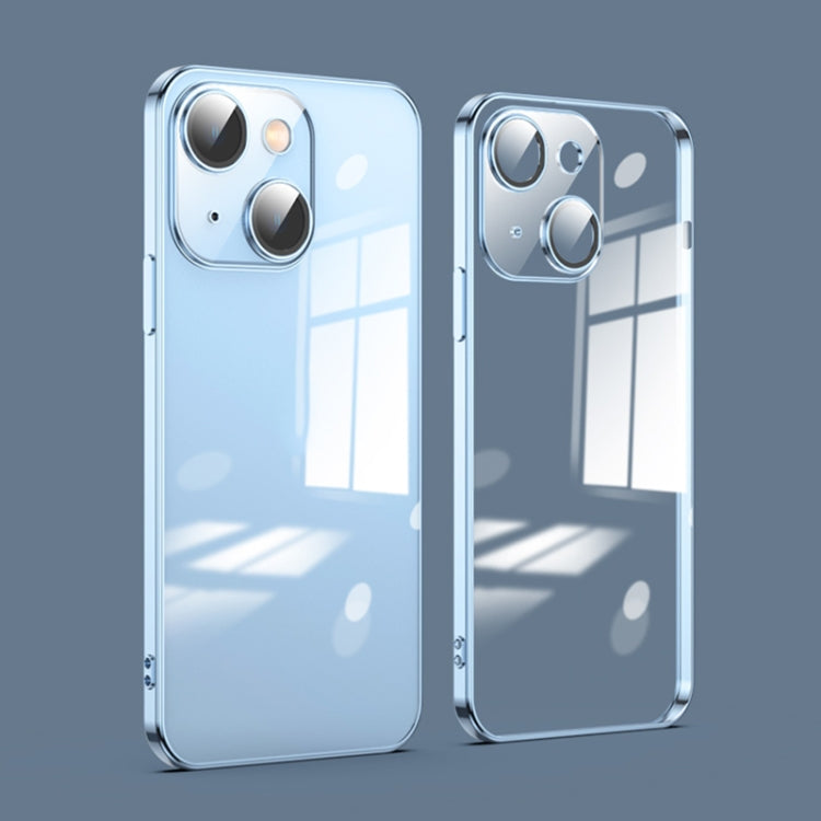 Dustproof Glass Lens Protection Electroplating Phone Case, For iPhone 14, For iPhone 14 Plus, For iPhone 14 Pro, For iPhone 14 Pro Max, For iPhone 13