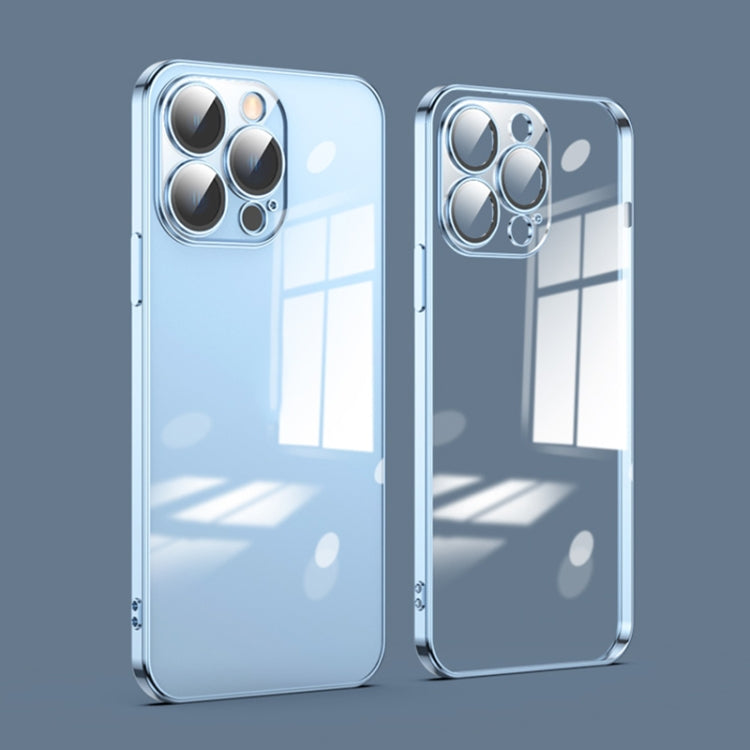 Dustproof Glass Lens Protection Electroplating Phone Case, For iPhone 14, For iPhone 14 Plus, For iPhone 14 Pro, For iPhone 14 Pro Max, For iPhone 13