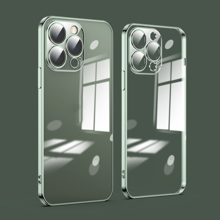 Dustproof Glass Lens Protection Electroplating Phone Case, For iPhone 14, For iPhone 14 Plus, For iPhone 14 Pro, For iPhone 14 Pro Max, For iPhone 13