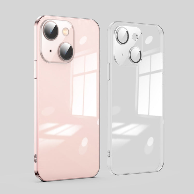 Dustproof Glass Lens Protection Electroplating Phone Case, For iPhone 14, For iPhone 14 Plus, For iPhone 14 Pro, For iPhone 14 Pro Max, For iPhone 13