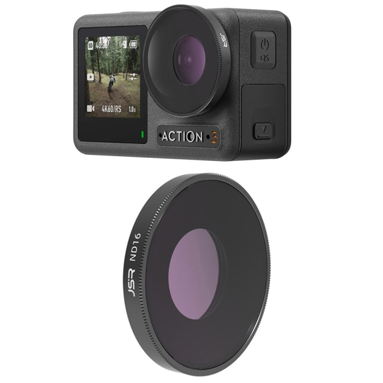 فلتر عدسة JSR LS لكاميرات DJI Osmo Action 3 / GoPro Hero11 Black / HERO10 Black / HERO9 Black، ND8، ND16، ND32، ND64، ND1000، ND8PL، ND16PL، ND32PL، ND64PL