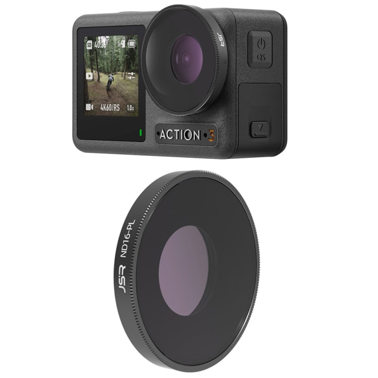 فلتر عدسة JSR LS لكاميرات DJI Osmo Action 3 / GoPro Hero11 Black / HERO10 Black / HERO9 Black، ND8، ND16، ND32، ND64، ND1000، ND8PL، ND16PL، ND32PL، ND64PL