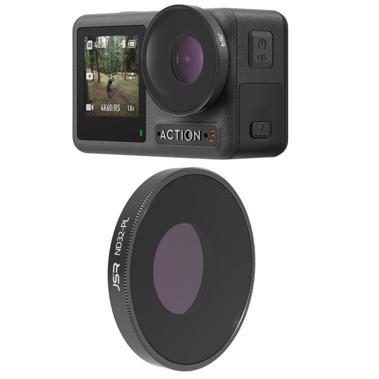فلتر عدسة JSR LS لكاميرات DJI Osmo Action 3 / GoPro Hero11 Black / HERO10 Black / HERO9 Black، ND8، ND16، ND32، ND64، ND1000، ND8PL، ND16PL، ND32PL، ND64PL