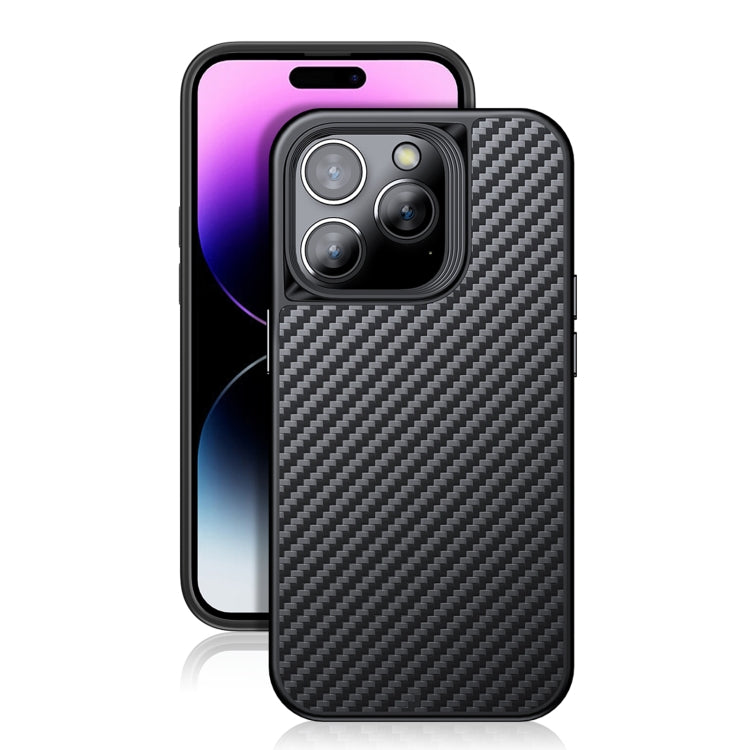 جراب هاتف من ألياف الكربون كيفلر TPU، مناسب لأجهزة iPhone 14 وiPhone 14 Plus وiPhone 14 Pro وiPhone 14 Pro Max