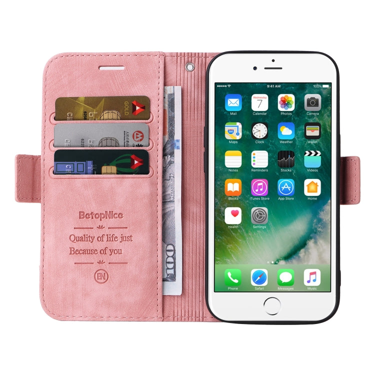 BETOPNICE Dual-side Buckle Leather Phone Case, For iPhone 7 Plus / 8 Plus