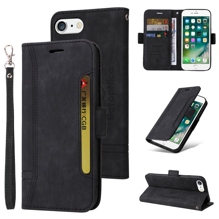 BETOPNICE Dual-side Buckle Leather Phone Case, For iPhone 7 Plus / 8 Plus