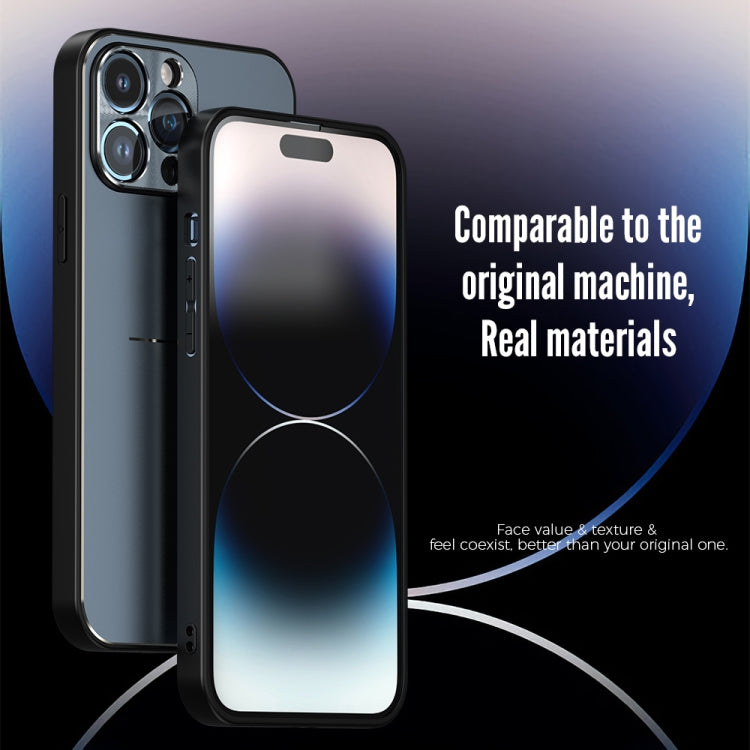 جراب هاتف R-JUST RJ52 المعدني المقاوم للصدمات بتصميم 3 خطوط، لهاتف iPhone 14، وiPhone 14 Plus، وiPhone 14 Pro، وiPhone 14 Pro Max