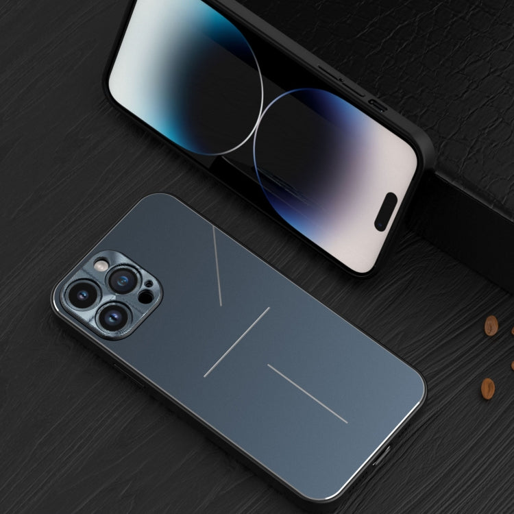 جراب هاتف R-JUST RJ52 المعدني المقاوم للصدمات بتصميم 3 خطوط، لهاتف iPhone 14، وiPhone 14 Plus، وiPhone 14 Pro، وiPhone 14 Pro Max