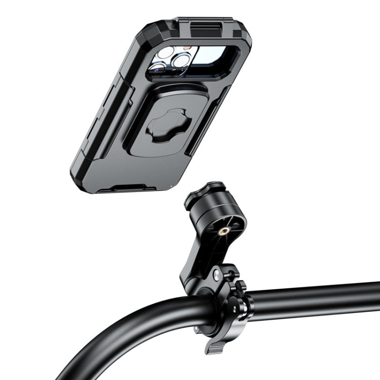 M18L-QD Motorcycle / Bicycle Waterproof Quick Release Mobile Phone Holder, M18L-QD