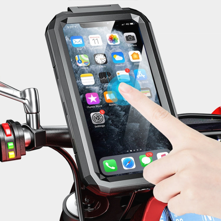 M18L-QD Motorcycle / Bicycle Waterproof Quick Release Mobile Phone Holder, M18L-QD