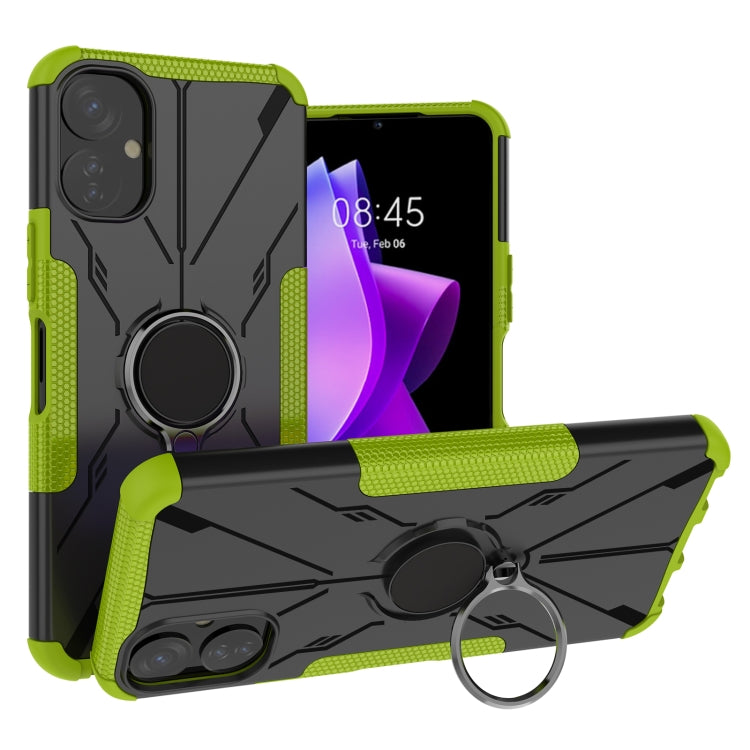 Armor Bear Shockproof PC + TPU Phone Case with Ring, For Tecno Spark 9T, For iPhone 14 Plus