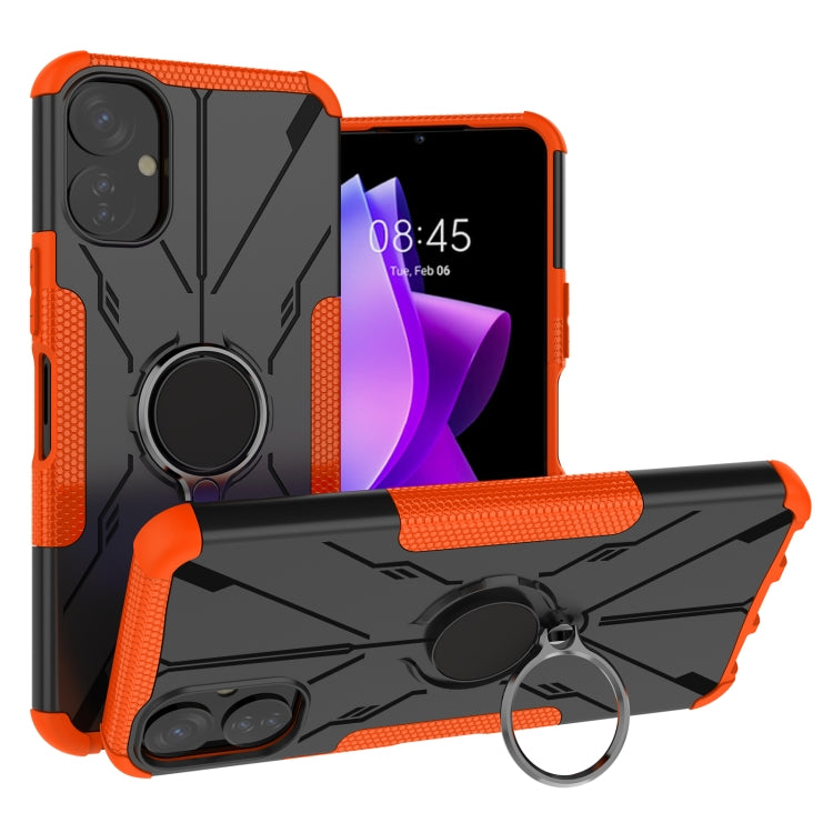 Armor Bear Shockproof PC + TPU Phone Case with Ring, For Tecno Spark 9T, For iPhone 14 Plus