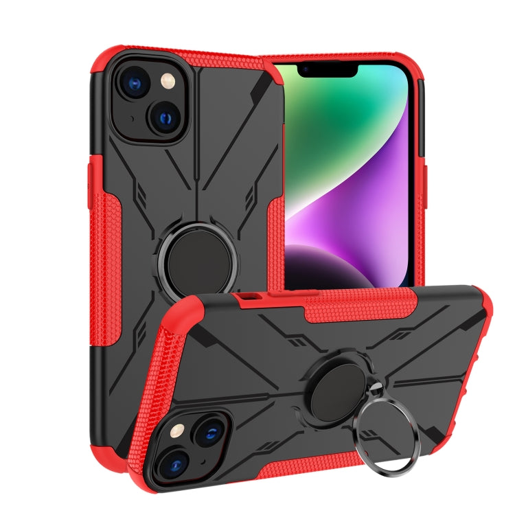 Armor Bear Shockproof PC + TPU Phone Case with Ring, For Tecno Spark 9T, For iPhone 14 Plus