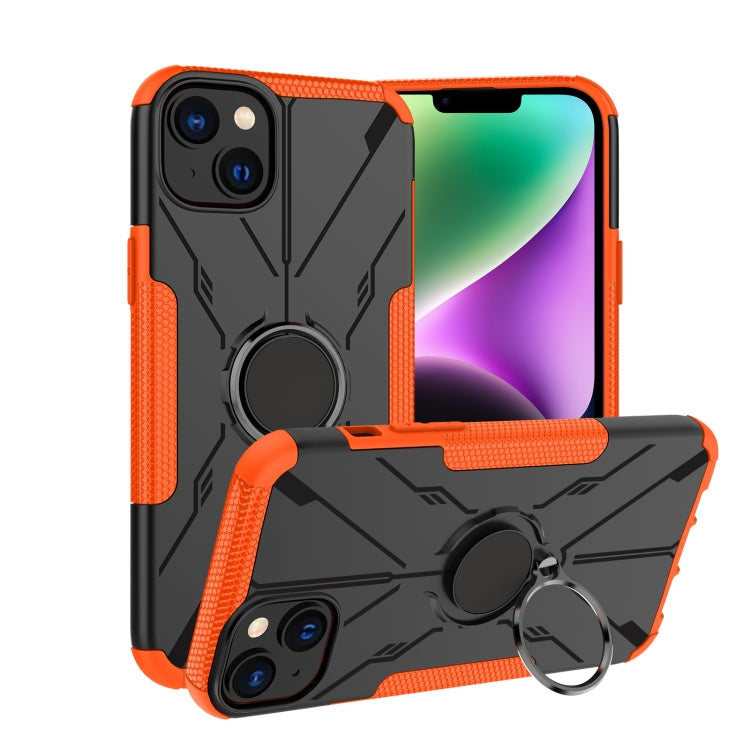 Armor Bear Shockproof PC + TPU Phone Case with Ring, For Tecno Spark 9T, For iPhone 14 Plus